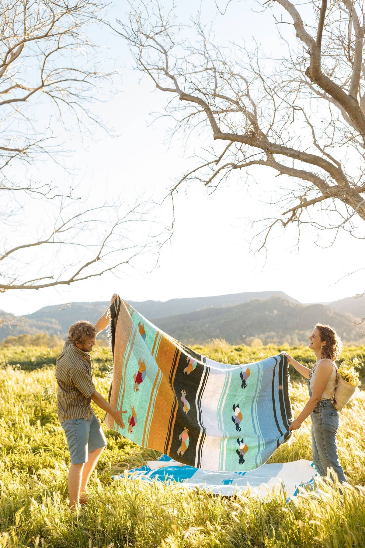 Tortuga Verde Woven Blanket