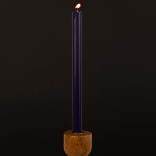 Navy Blue Danish Kiri Taper Candle (12")