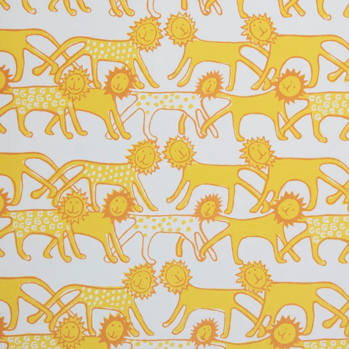 Wrapping Paper Lions