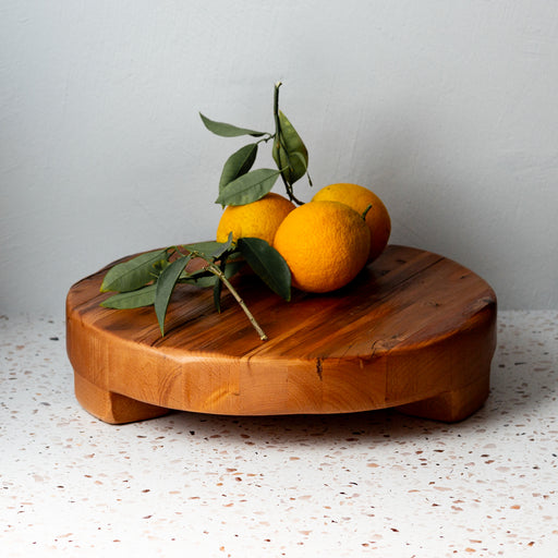 Reclaimed Wood Classic Round Trivet