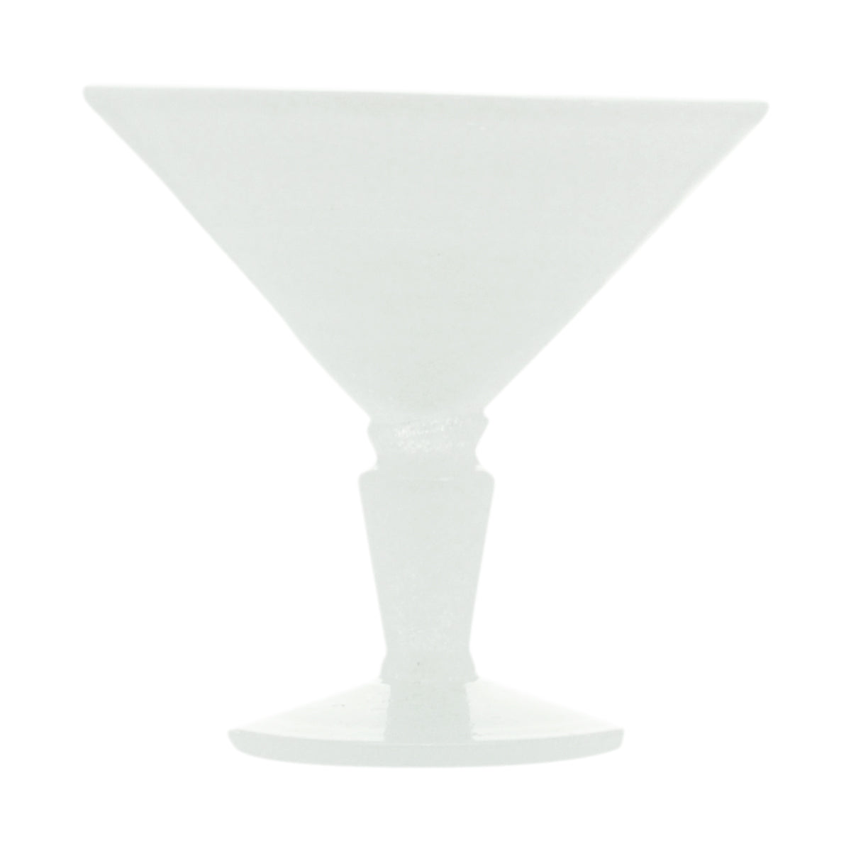 White Memento Martini Glass