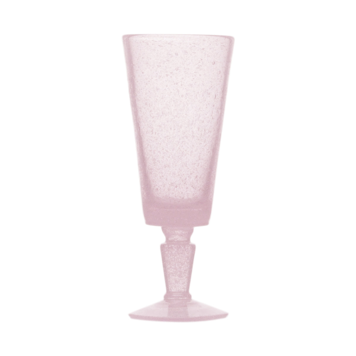 Pink Memento Flute Glass