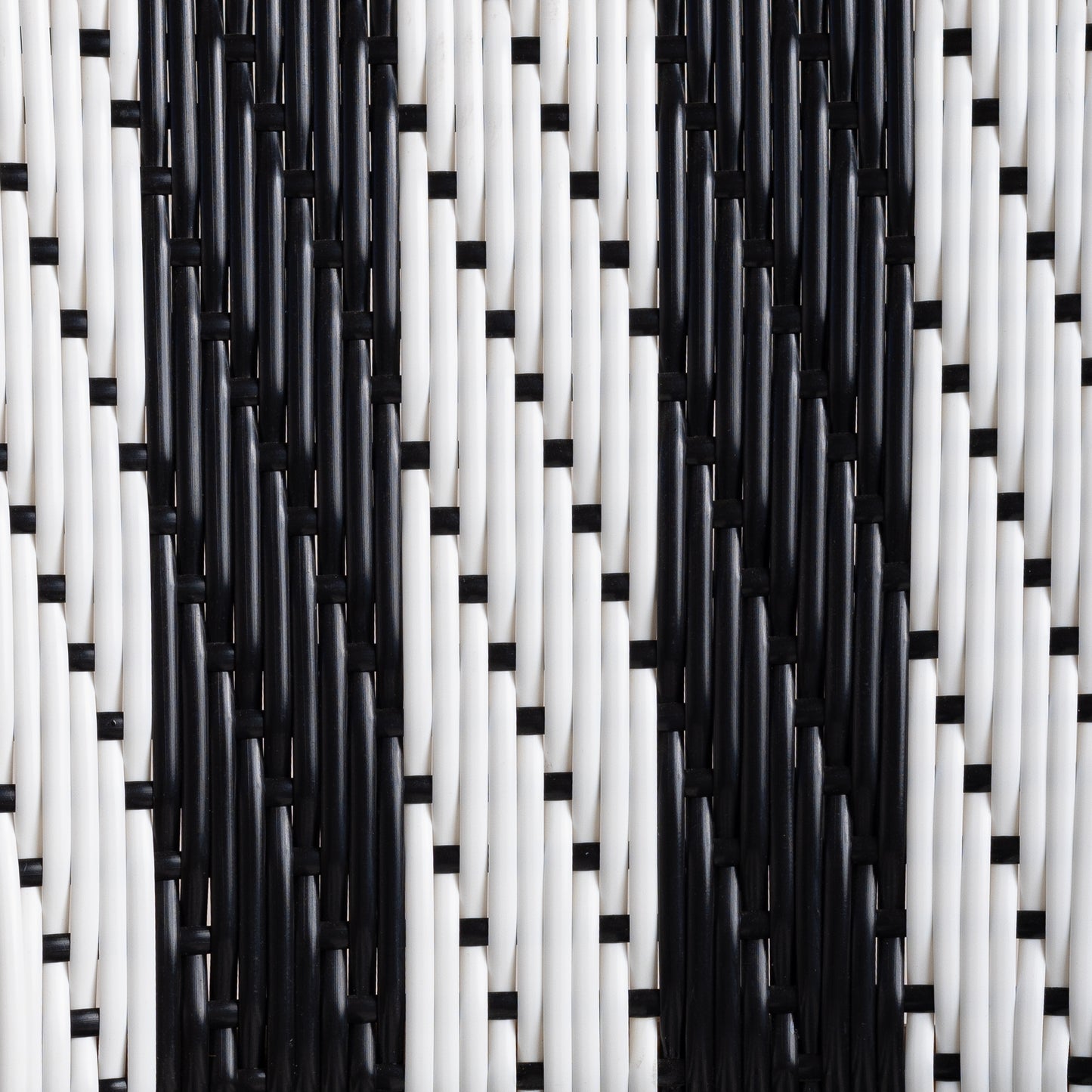 Black and White Mediterranean Bistro Stool with Back (26" h. seat) (STRIPE)