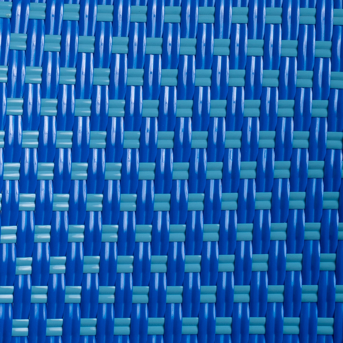 Blue and Azure Mediterranean Rilsan Bistro Chair (E)