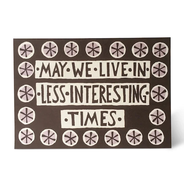 Card Less Interesting Times