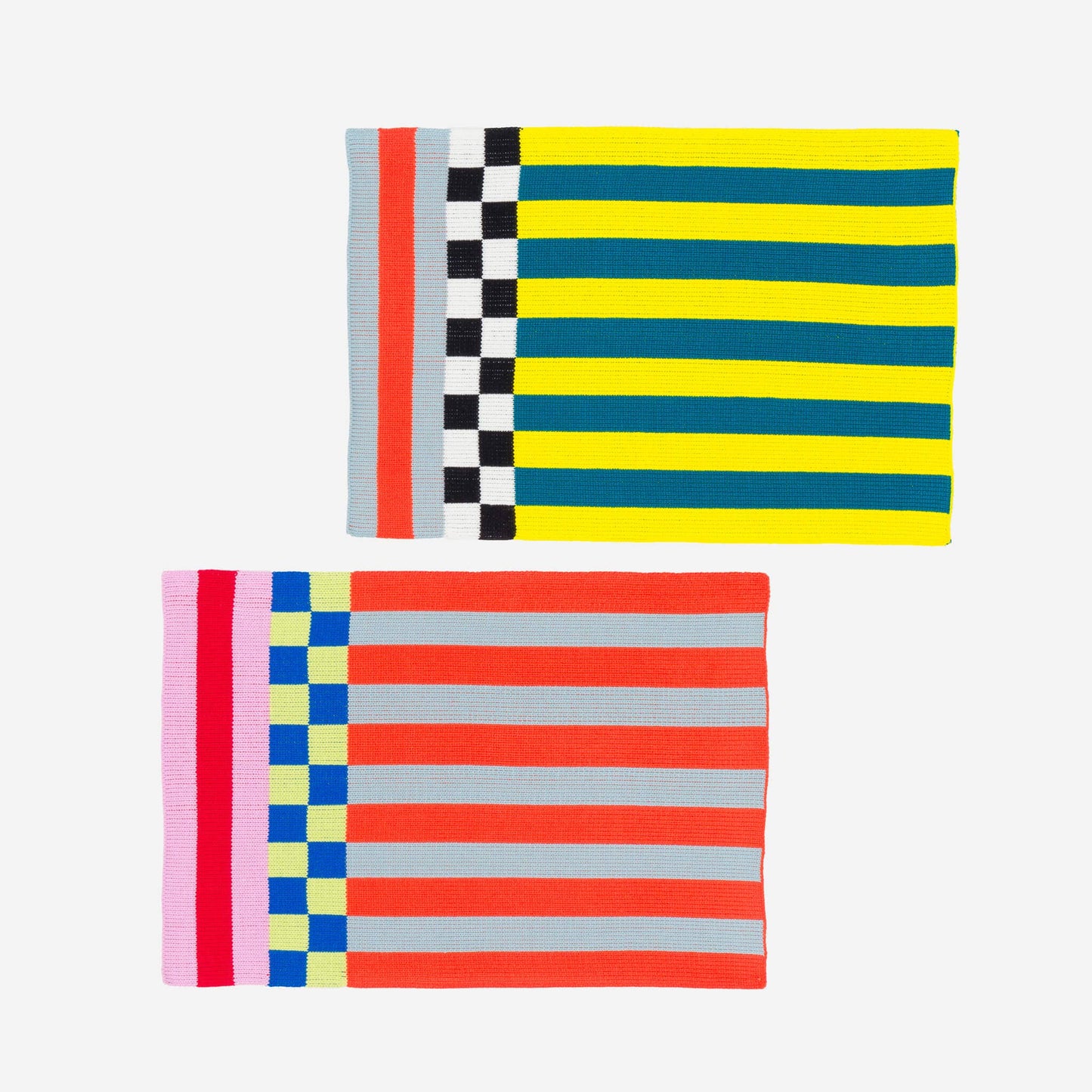 Pattern Patch Placemat Set: Rainbow