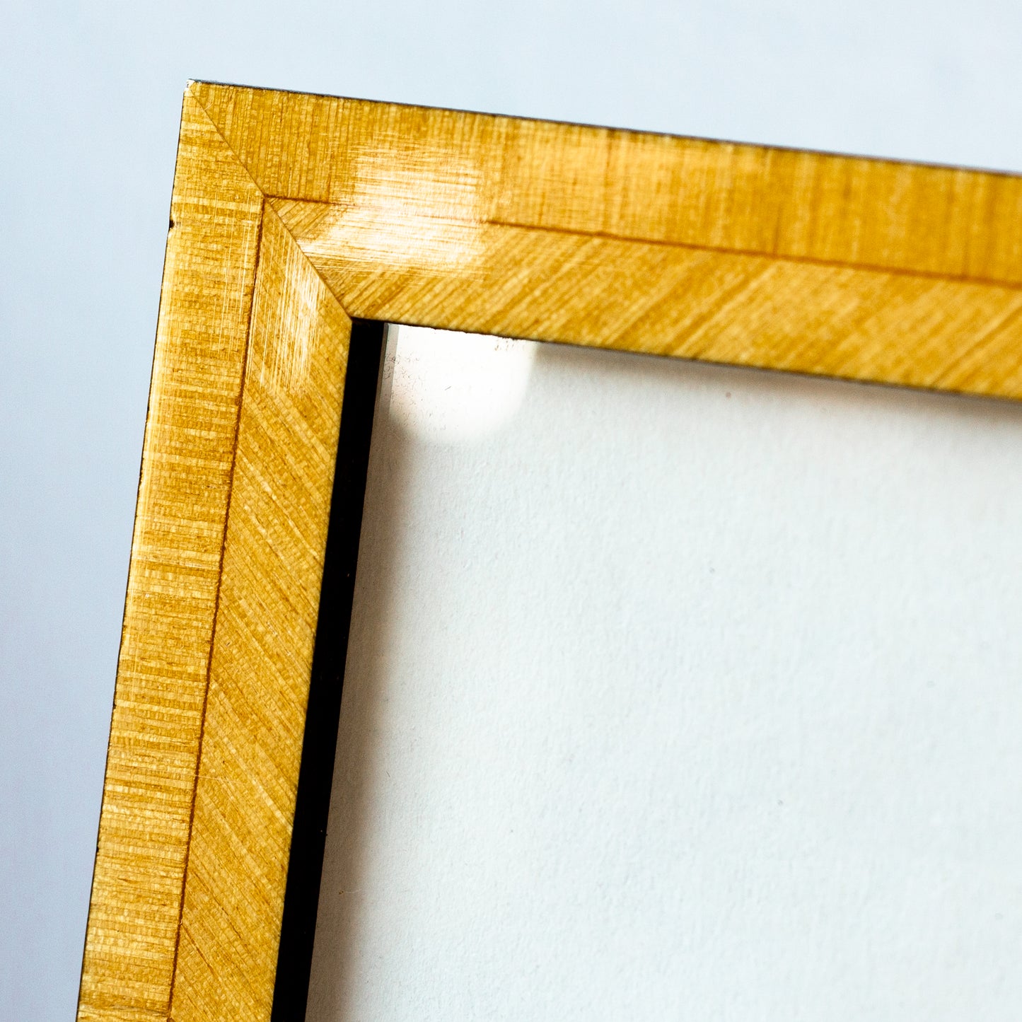 Yellow Biante Handmade Marquetry Picture Frame (5x7")