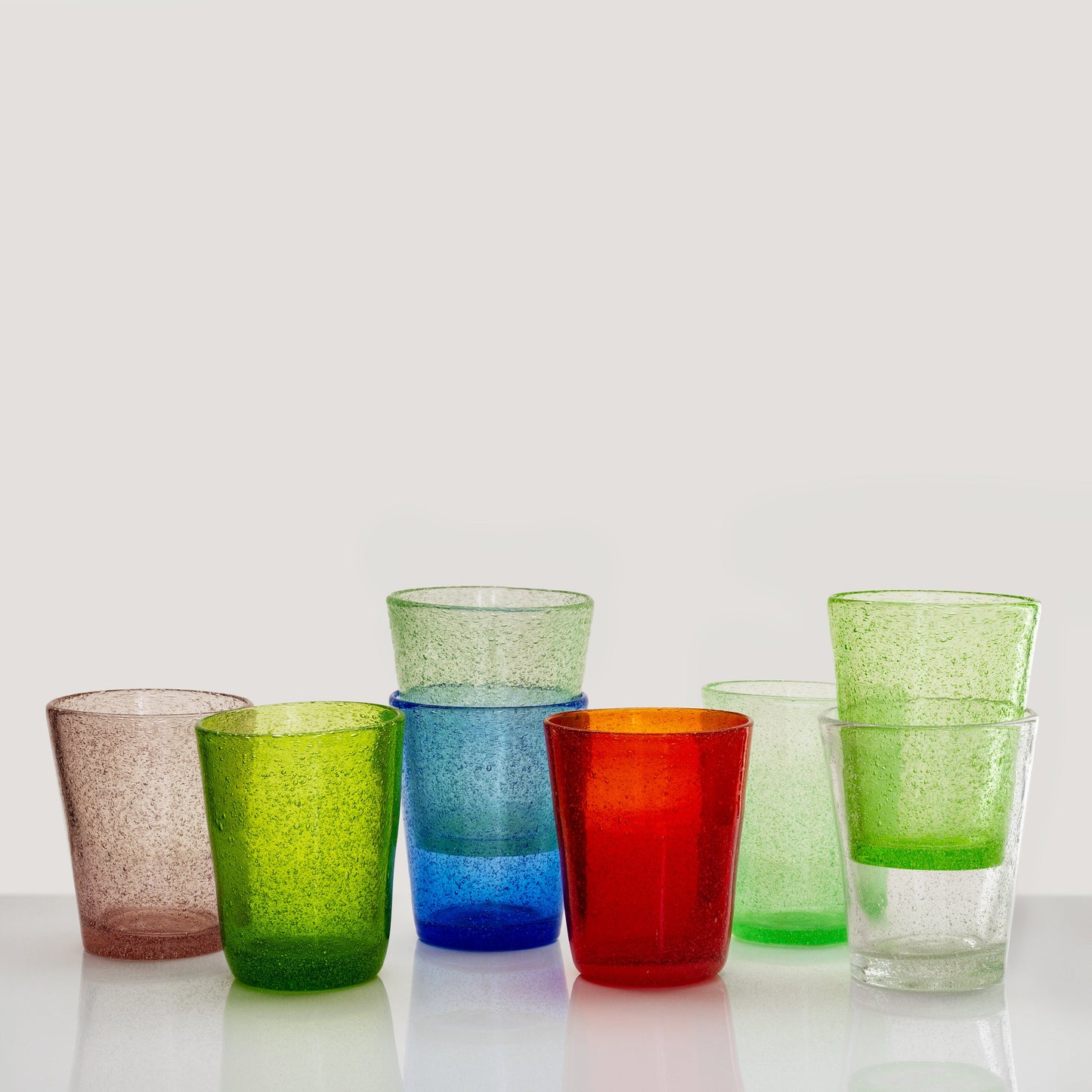 Apple Green Memento Matera Glass Tumbler (Translucent)