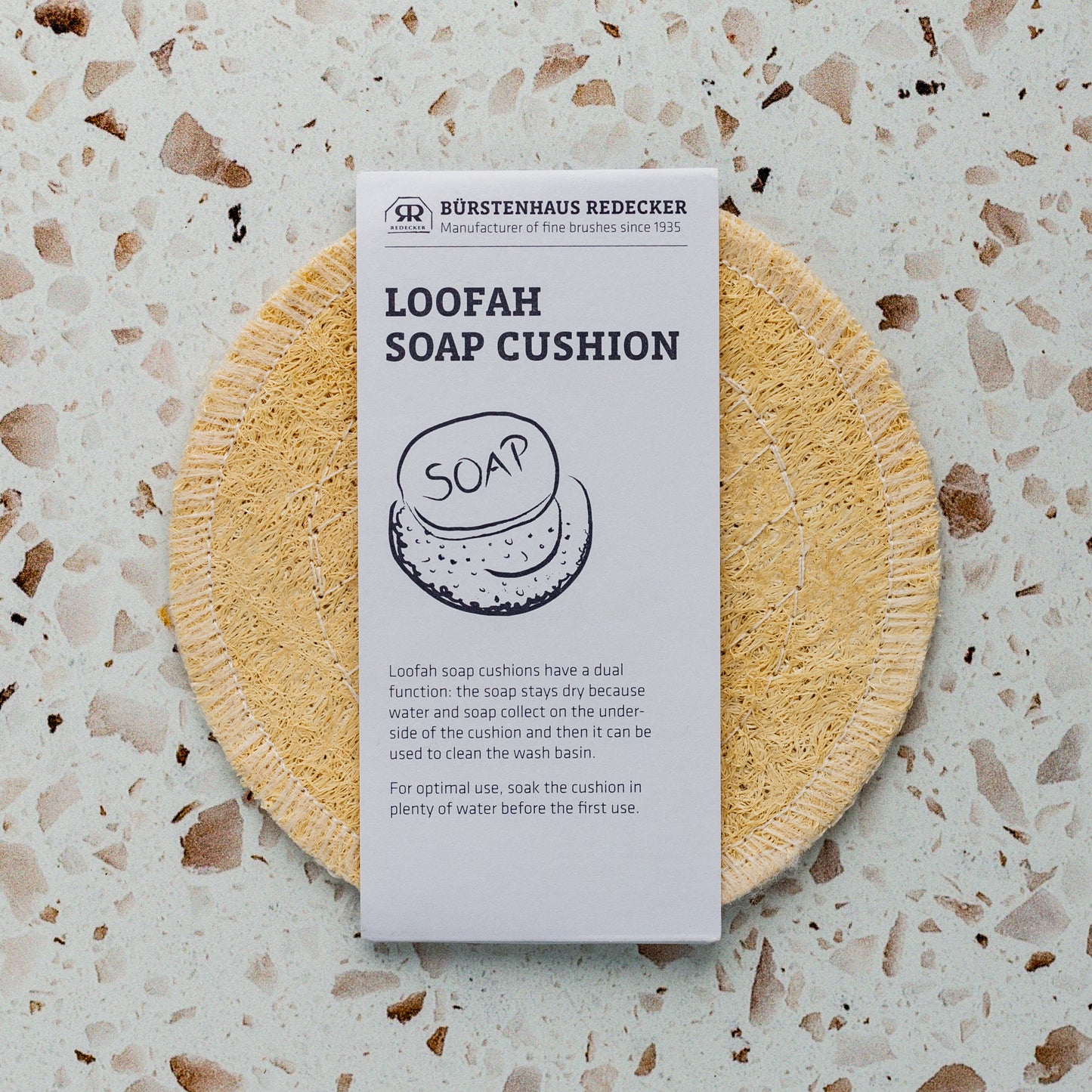 Redecker Round Loofah Soap Cushion