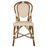 White and Yellow Mediterranean Bistro Chair (L)