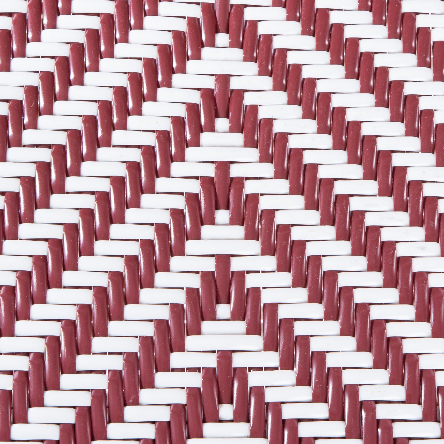 Burgundy and White Nice Bistro Chair