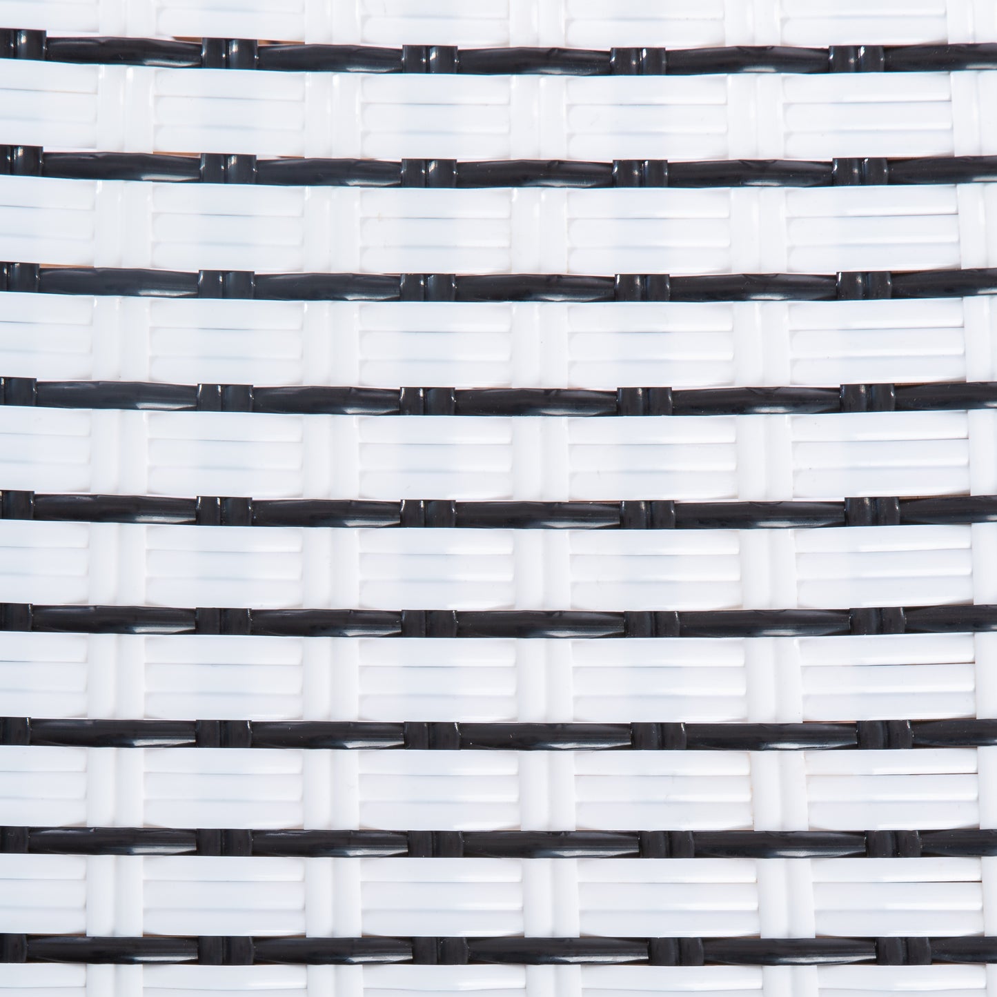 White and Black Mediterranean Bistro Chair (19 Ligne)