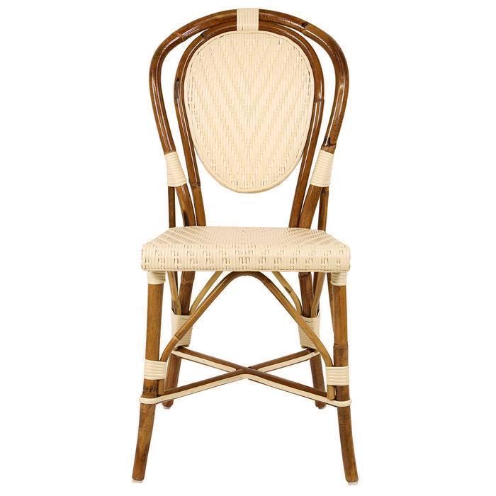 Cream Mediterranean Bistro Chair (L)