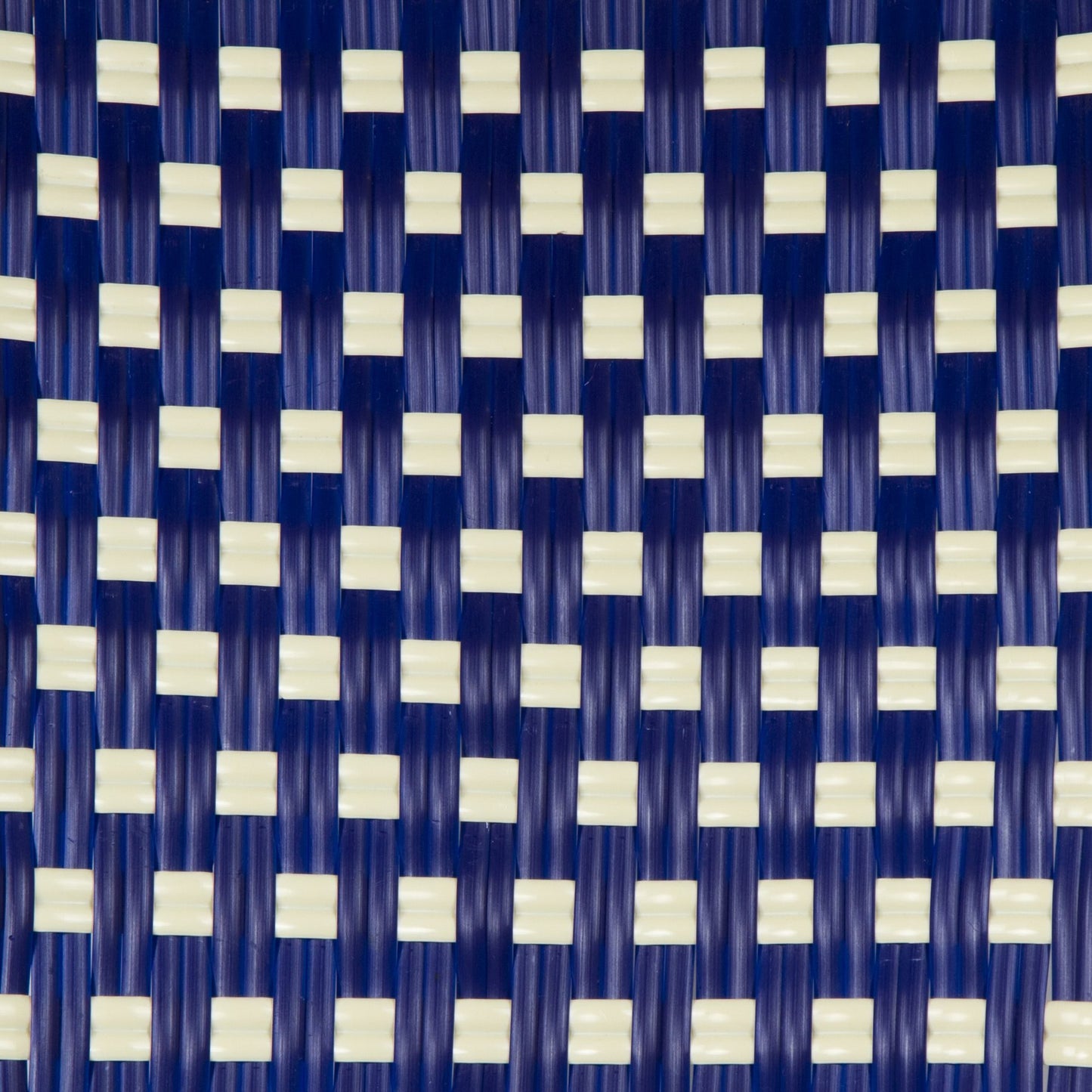 Navy Blue & Cream Mediterranean Bistro Chair (E)