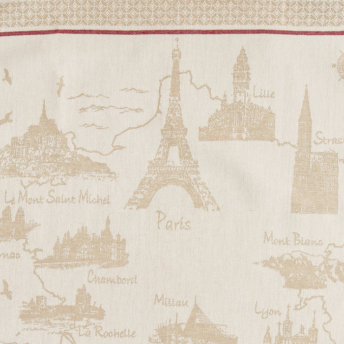 Monument French Kitchen Towel (Green)