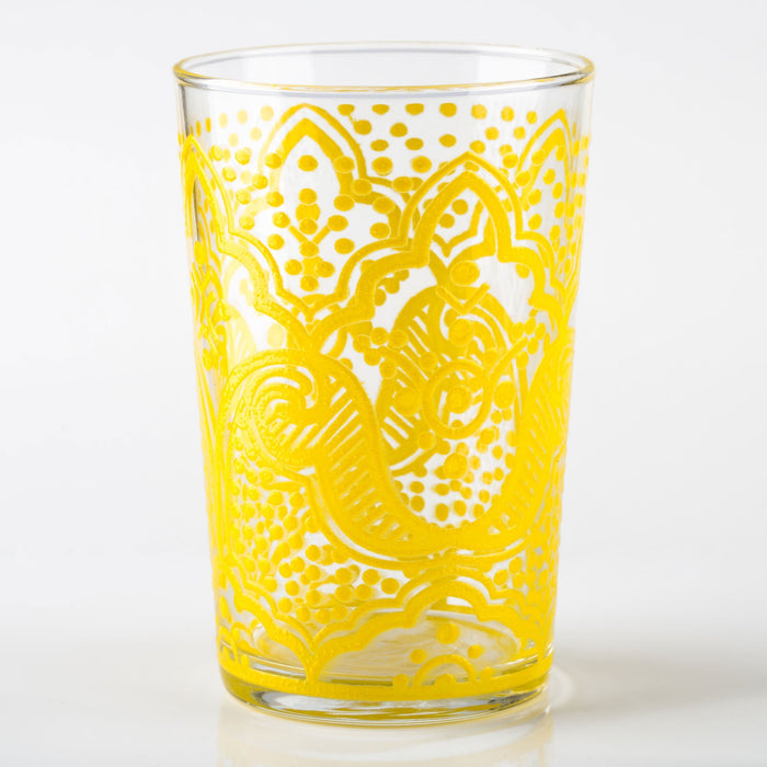 Yellow Chiba Moroccan Tea Glass