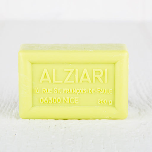 Alziari Olive Oil Verbena Scent Bar Soap 200g