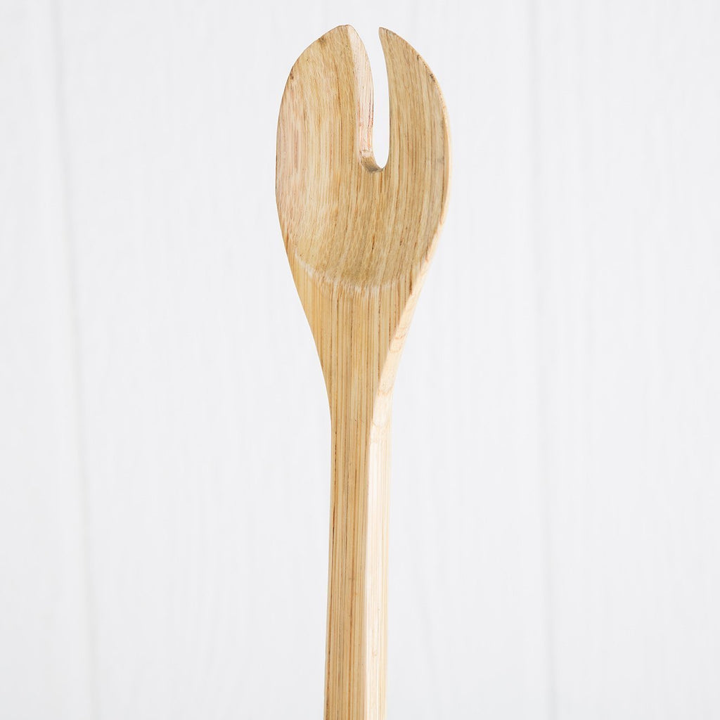 Couverts à salade en bambou compostable Chinet