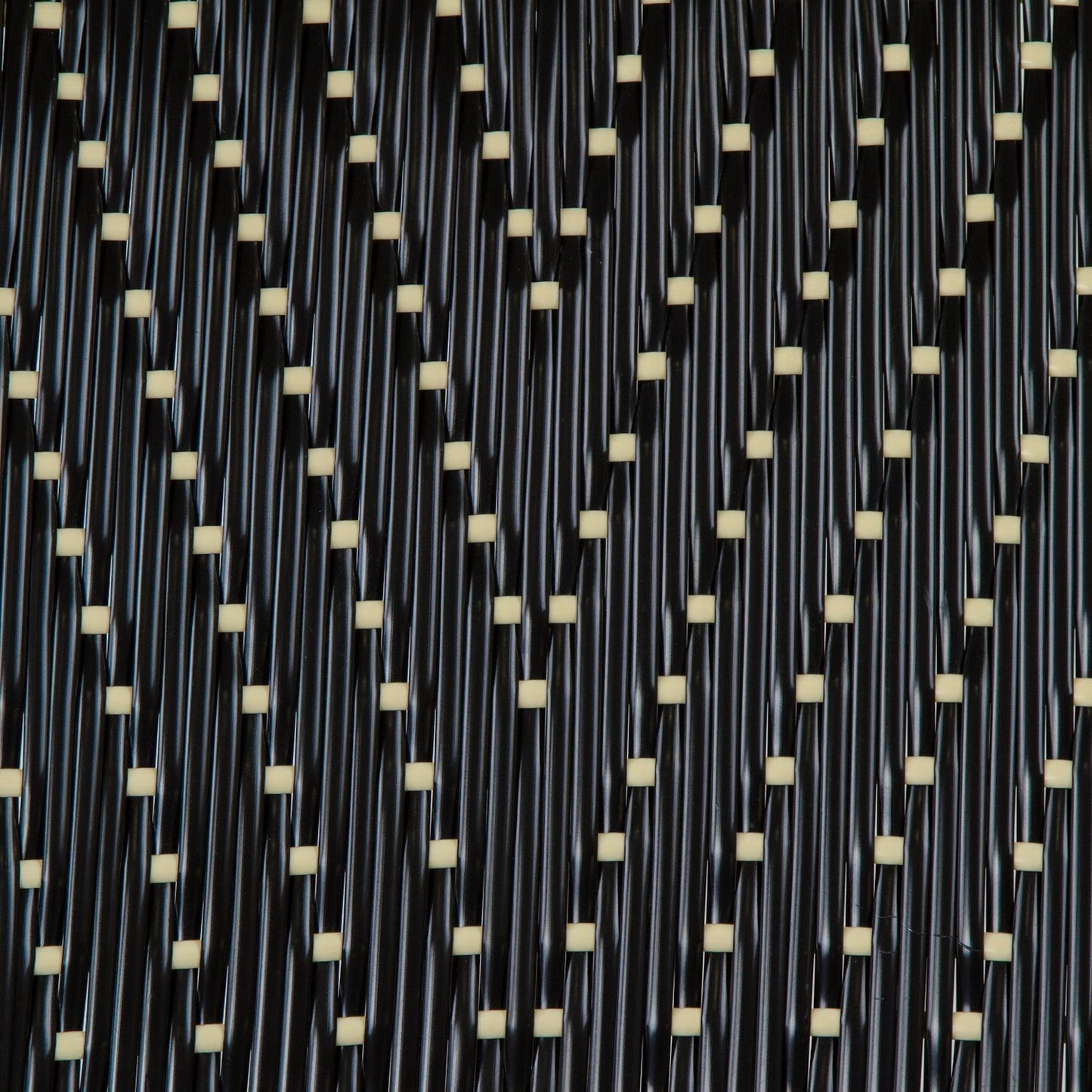 Black & Cream Counter Height Mediterranean Bistro Bar Stool with Back (26" h. seat) (L)