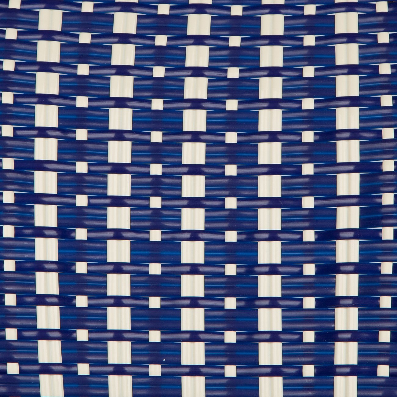 Blue & Cream Counter Height Mediterranean Bistro Bar Stool with Back (29" h. seat) (M)