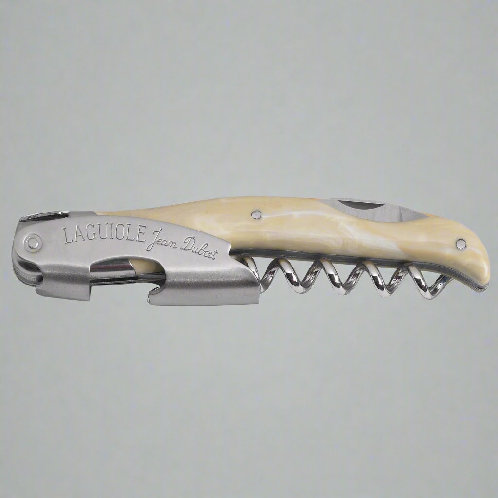 Cream Light Horn Laguiole Waiter's Wine Opener
