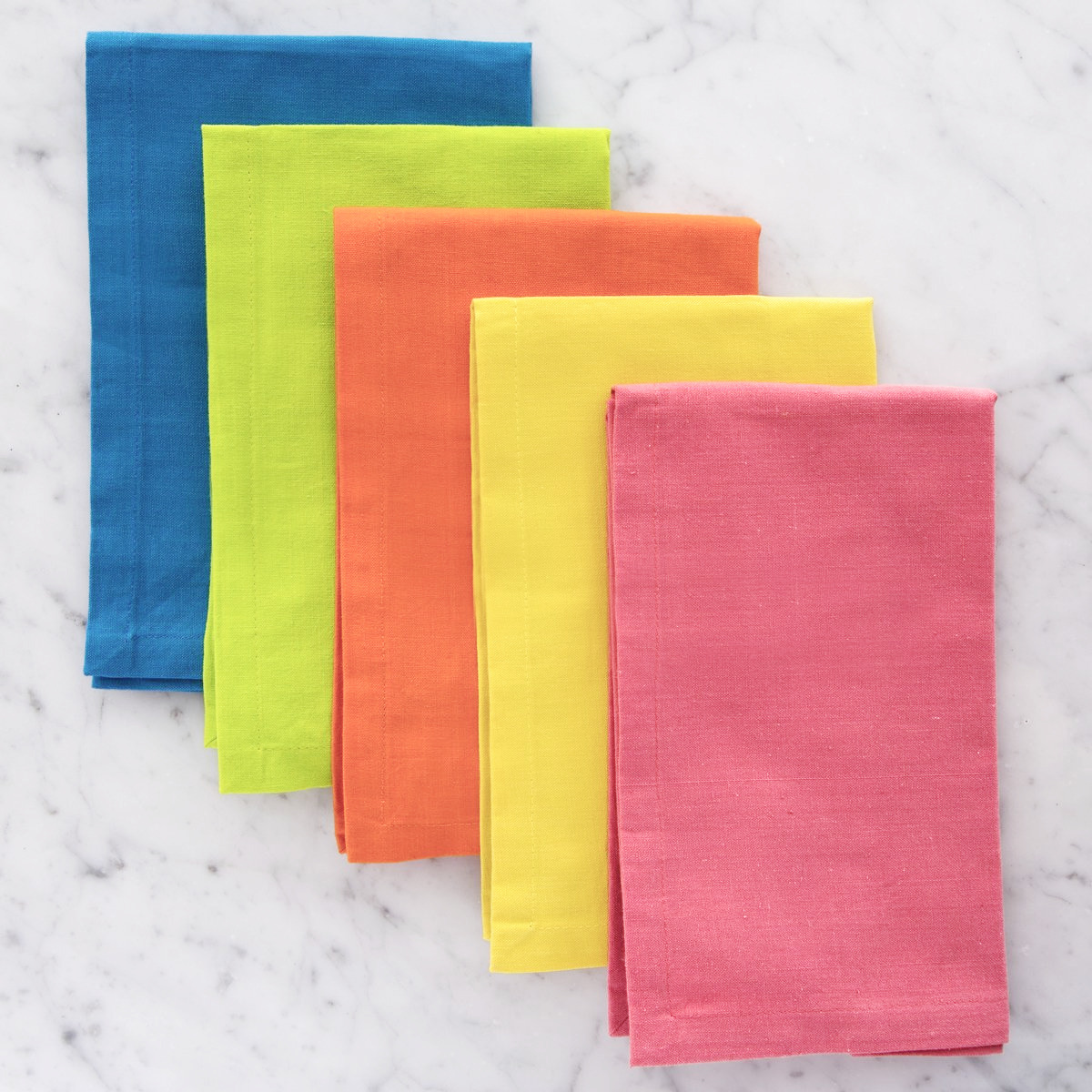 Coral Pink 100% Soft Cotton Single Stitch Napkin (18")