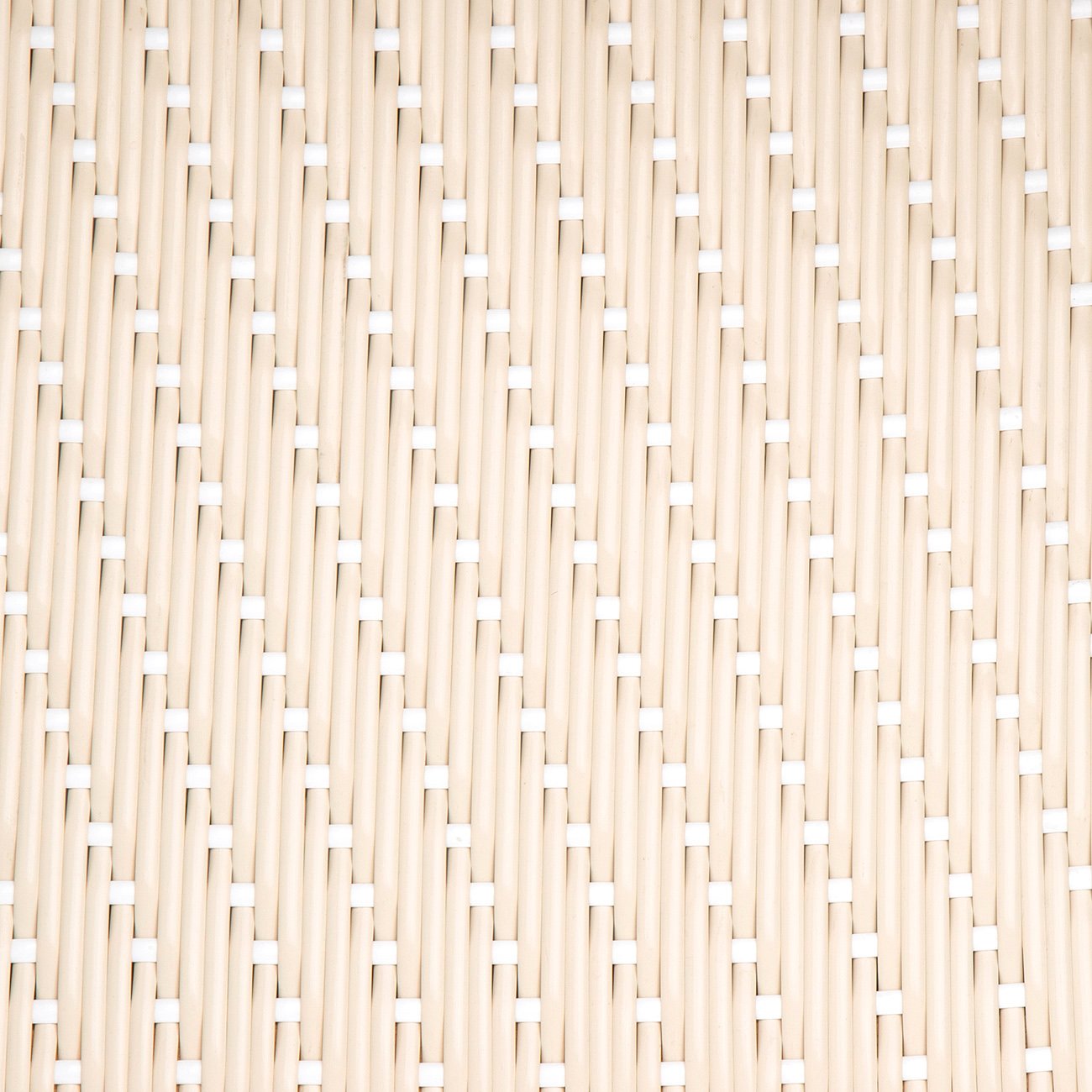 Cream and White Mediterranean Bistro Wrap Back Chair (H)