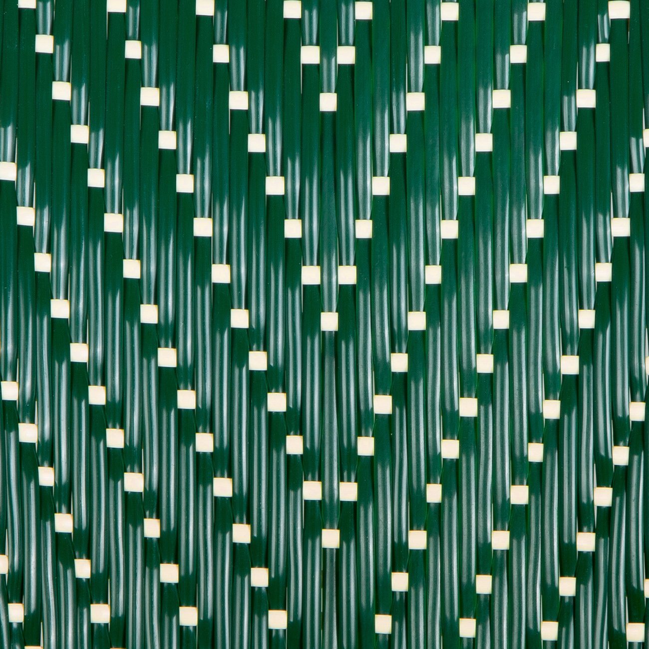 Bottle Green and Cream Mediterranean Bistro Chair (L) - Maison Midi