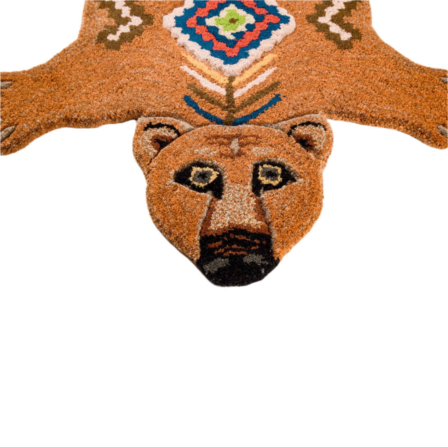 Berber Grizzly Bear Animal Rug (Large)