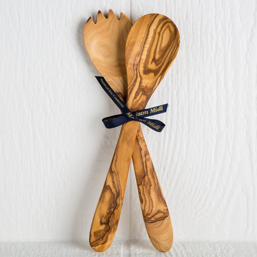 Olive Wood Salad Servers (Small)