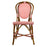 Pink & White Mediterranean Bistro Chair (E)