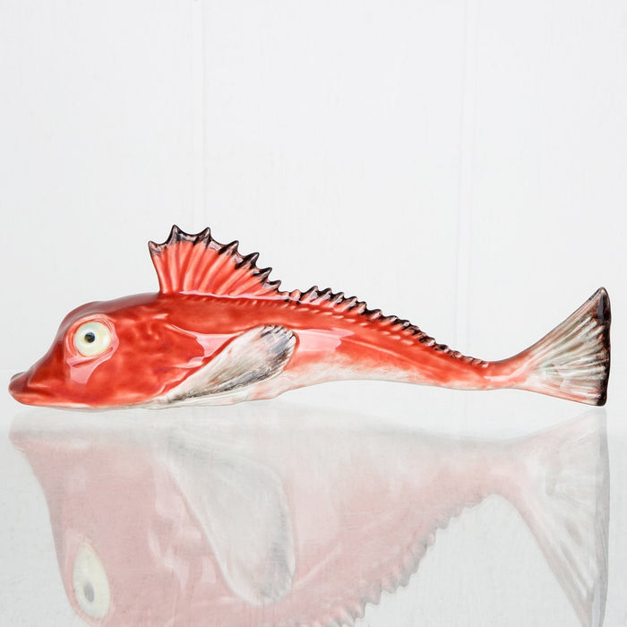 Tub Gurnard Earthenware Fish