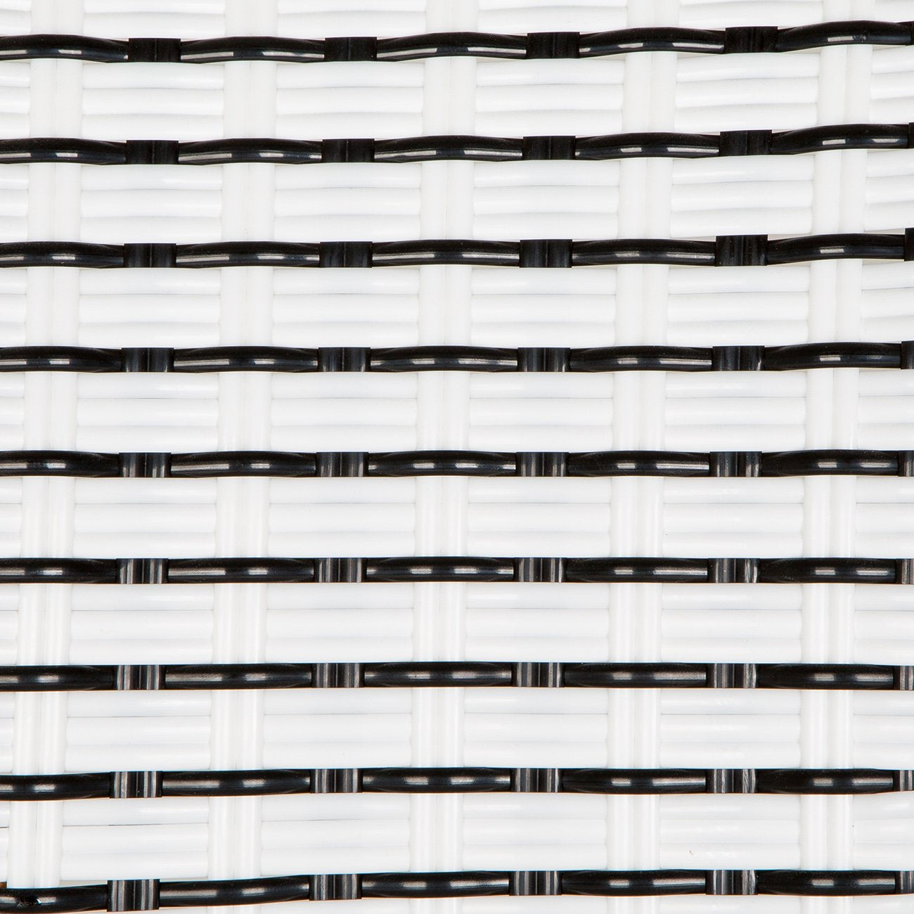 White and Black Mediterranean Bistro Chair (16 Ligne)