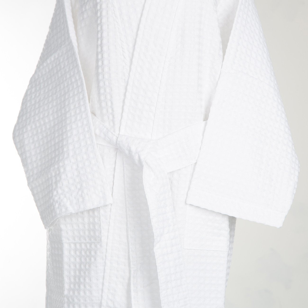 Large White Cotton Kimono Robe