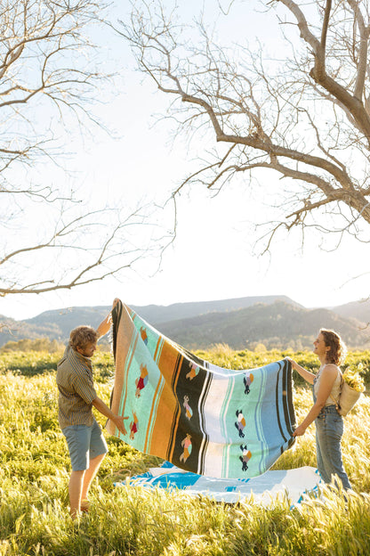 Tortuga Verde Woven Blanket