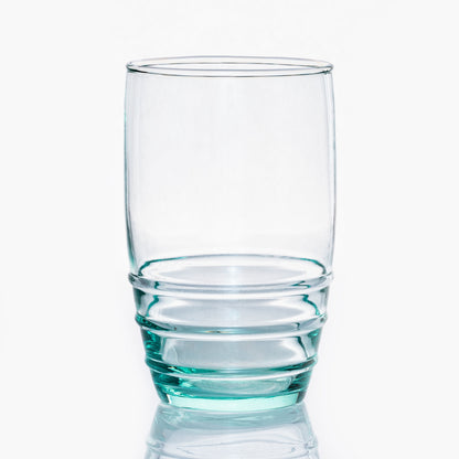 Handmade Bolivian Recycled Rings Glass Tall Tumbler