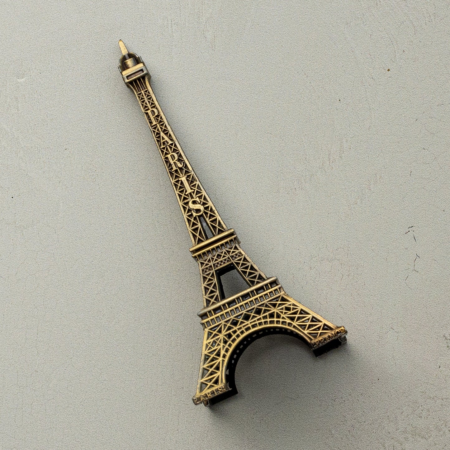 Bronze Authentic Eiffel Tower Mini Statue (4 inch height)
