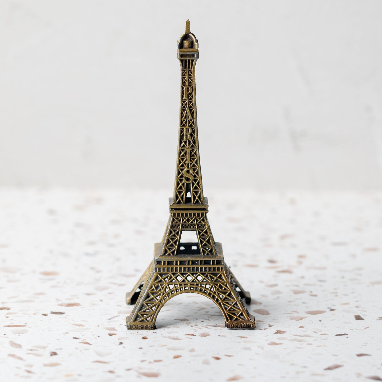 Bronze Authentic Eiffel Tower Mini Statue (4 inch height)