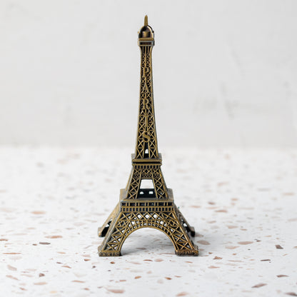 Bronze Authentic Eiffel Tower Mini Statue (4 inch height)