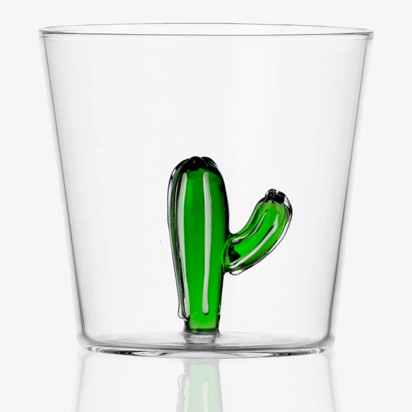 Ichendorf Milano Desert Plants Cactus Green Glass Handmade Tumbler
