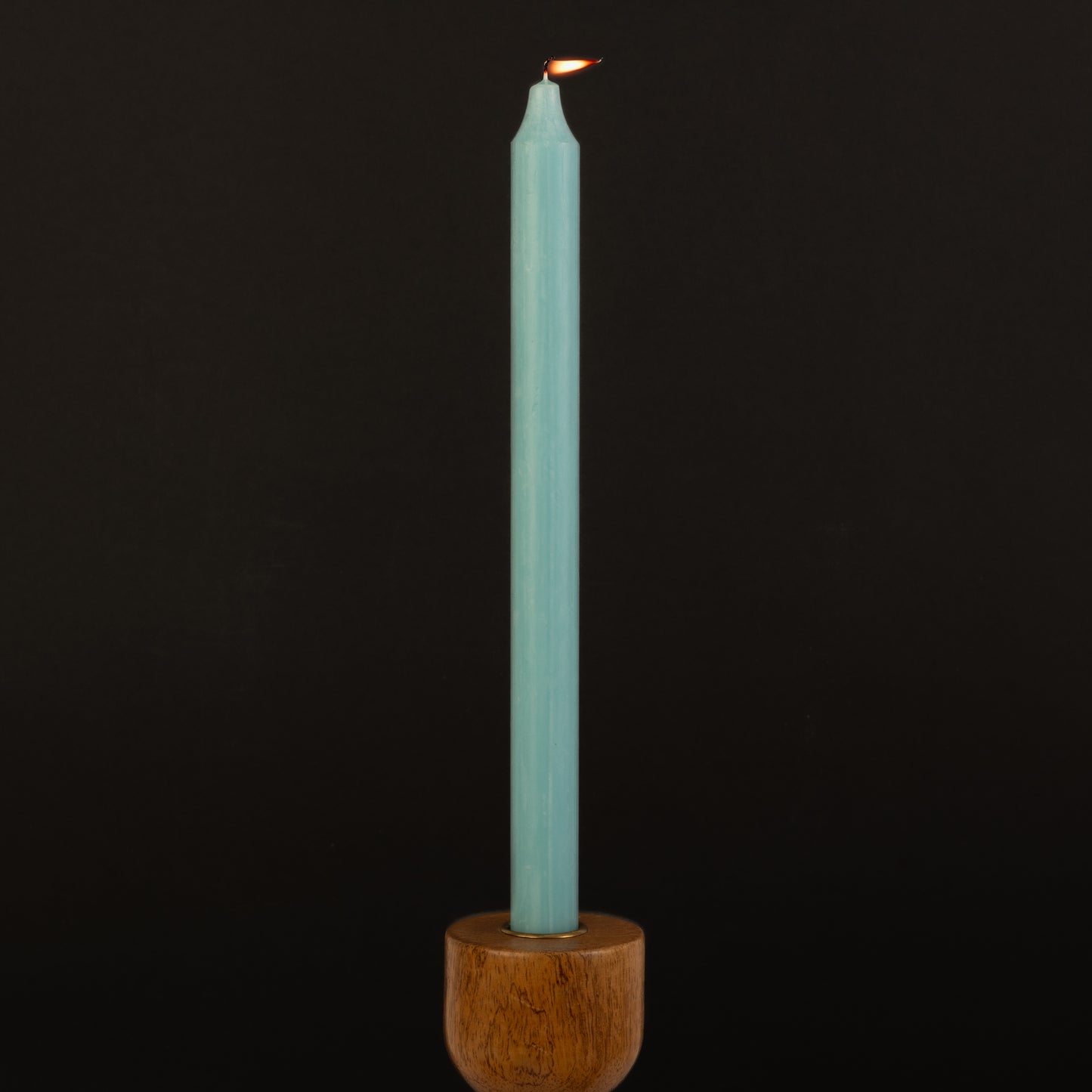 Aqua Danish Kiri Taper Candle (12")