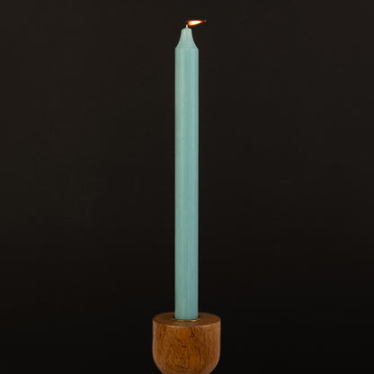 Aqua Danish Kiri Taper Candle (12")
