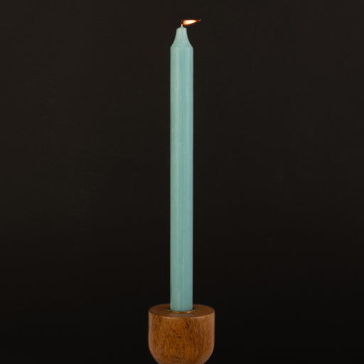 Aqua Danish Kiri Taper Candle (12")