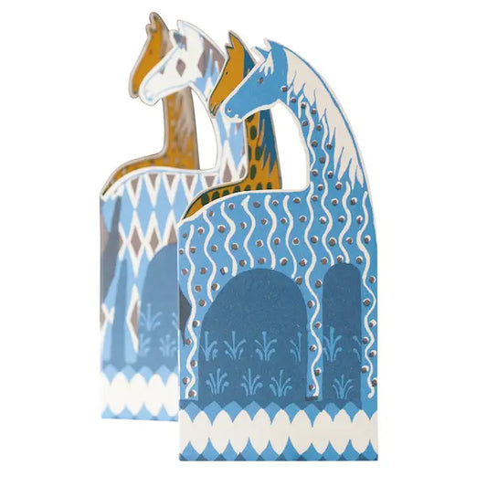 Special Fold Out Card Horses