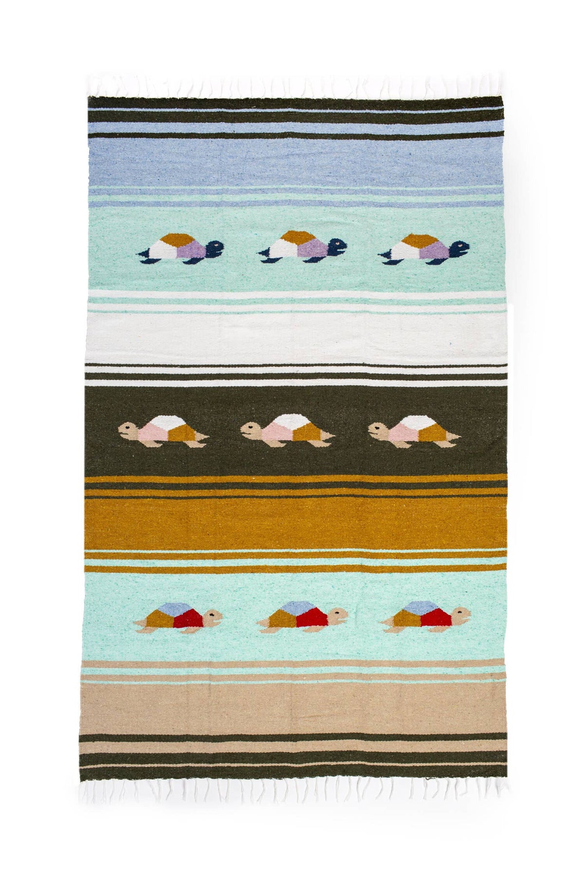 Tortuga Verde Woven Blanket