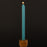 Turquoise Danish Kiri Taper Candle (12")