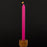 Hot Light Pink Danish Kiri Taper Candle (12")