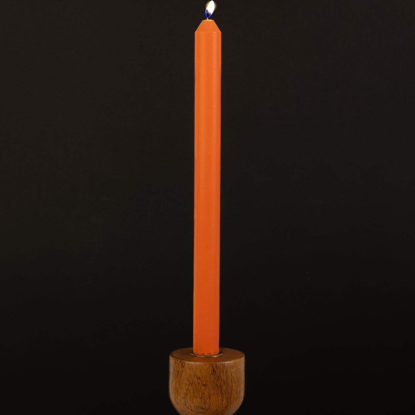 Orange Danish Eco-Friendly 100% Vegetable Wax Taper Candle (12")