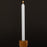 White Danish Eco-Friendly 100% Vegetable Wax Taper Candle (12")