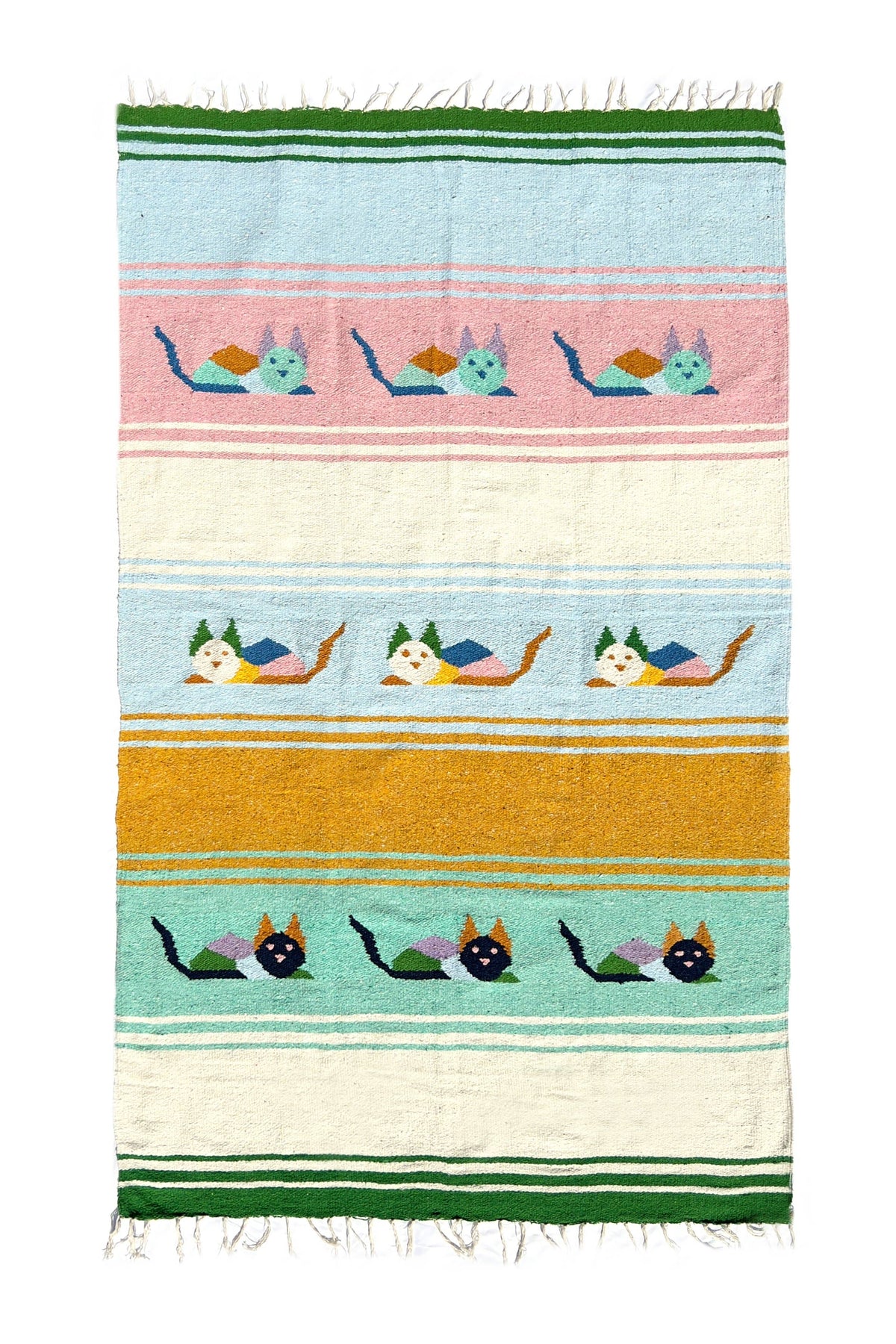 Gato Azul Woven Blanket